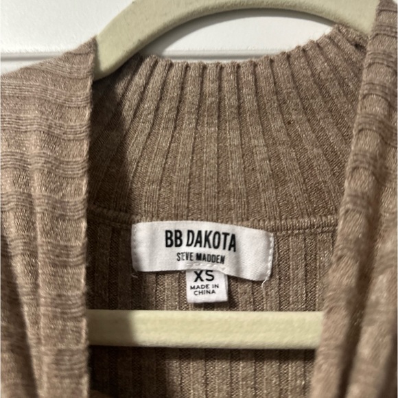 BB Dakota sweater of intent midi dress in taupe - Picture 8 of 8